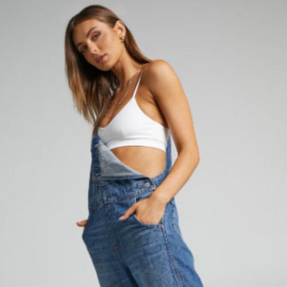 Levi's On Hiatus Vintage Overalls Medium Wash - Picture 8 of 15